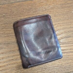 J. BUXTON HUNT CREDIT CARD FOLIO SLIM LEATHER WALLET.. #7729